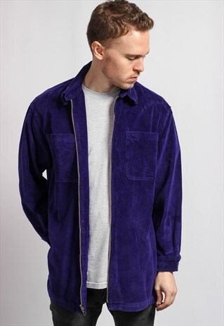 VINTAGE CORDUROY ZIP SHIRT