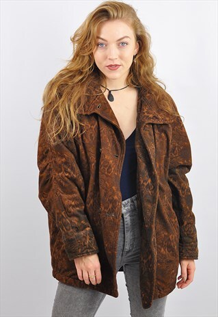 VINTAGE OVERSIZED GRUNGE 1990S BOMBER JACKET