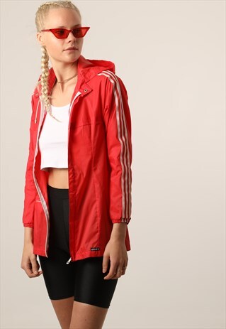 VINTAGE ADIDAS LIGHTWEIGHT FESTIVAL WATERPROOF JACKET