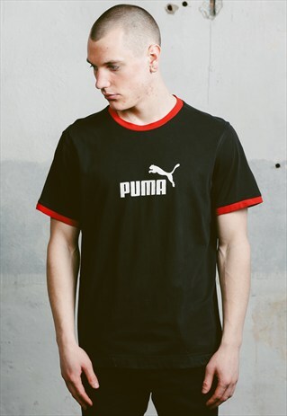 VINTAGE BLACK PUMA T-SHIRT