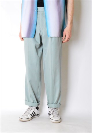 VINTAGE 80S MINT GREEN PANTS