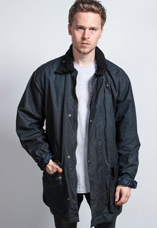 VINTAGE OVERSIZED WAX JACKET