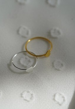Heart Sterling Silver Nose and Ear Piercing 10mm