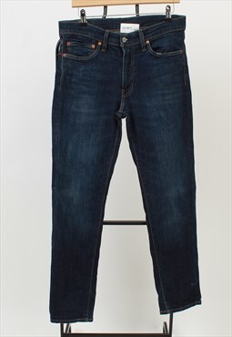 "Men's Vintage Levi's 511 Dark Blue Denim Jeans W32/L30