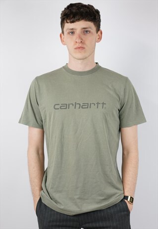 VINTAGE CARHARTT KHAKI T-SHIRT
