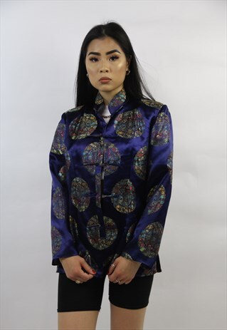 VINTAGE GORGEOUS DETAILED KIMONO STYLE JACKET