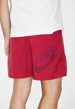 Vintage 90s  NIKE Embroidered Logo Shorts size S
