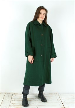 Kohler Modell Bavaria Loden Wool Coat Button Up Overcoat