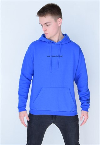 BLUE EXPENSIVE & DIFFICULT HOODIE