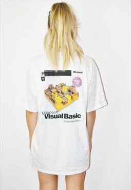 Rare WINDOWS 95 Visual Basic Vintage T-shirt made in USA