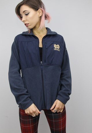 VINTAGE 90S COLUMBIA IRISH ZIP UP FLEECE