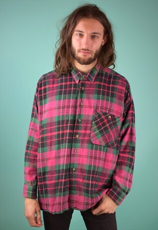 VINTAGE 90'S CHECKED SHIRT