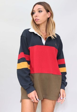 womens oversized rugby shirt