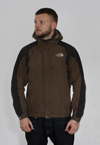 VINTAGE BROWN NORTH FACE HYVENT JACKET SMALL