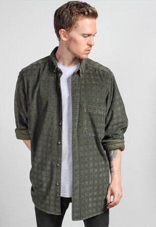 VINTAGE OVERSIZED CORDUROY SHIRT