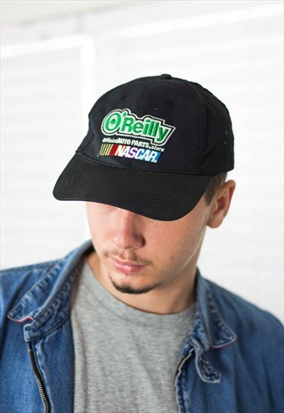 VINTAGE NASCAR CAP LOGO BASEBALL HAT 90S X 2.5