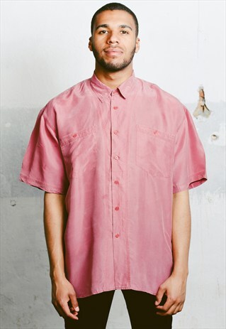 VINTAGE MINIMALIST SILK SHIRT