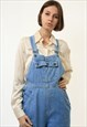 80S VINTAGE SLEEVELESS SUMMER DUNGAREE FITS XS-S 4265