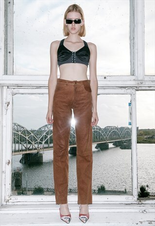 VINTAGE SUEDE LEATHER PANTS