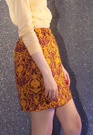 CORDUROY MINI IN ART DECO PRINT