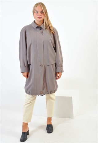 VINTAGE PARKA JACKET IN BROWN