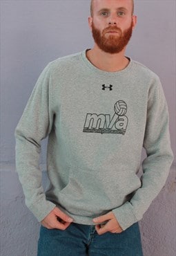 Vintage MVA Volleyball Grey Sweatshirt L