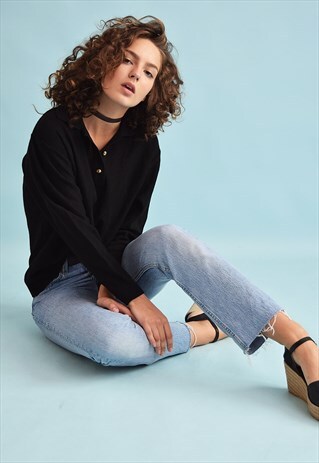 90'S RETRO KNIT GRUNGE JUMPER TOP