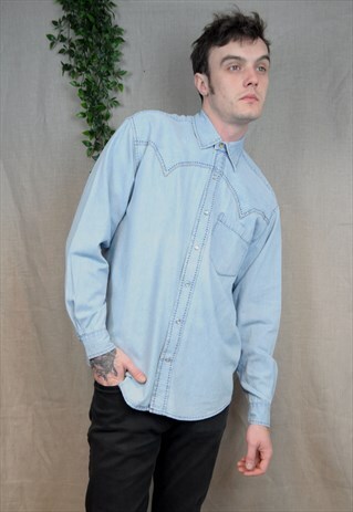DENIM WESTERN SHIRT