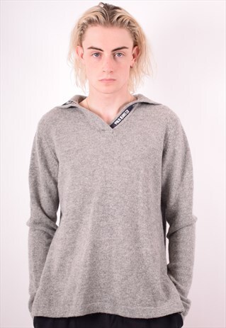 POLO RALPH LAUREN MENS VINTAGE JUMPER SWEATER MEDIUM 90S