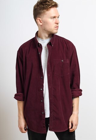 VINTAGE CORDUROY SHIRT PURPLE