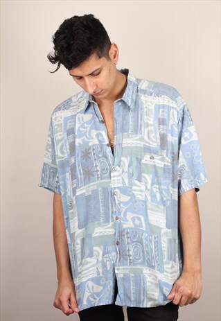 VINTAGE CRAZY PATTERN SHIRT ASM1006