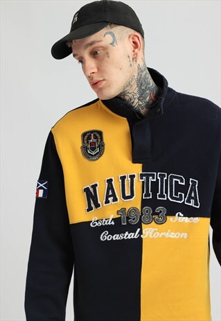 VINTAGE NAUTICA 1/4 ZIP SWEATSHIRT