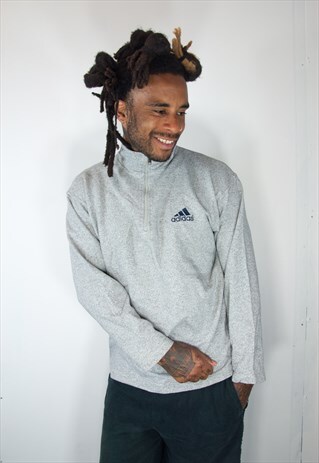 ADIDAS EMBROIDED VINTAGE SWEATER