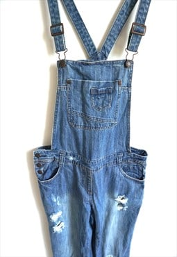 Vintage Denim Overall Dungarees in Blue 