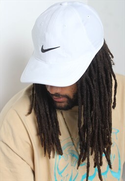 Vintage Nike Baseball Cap Hat White