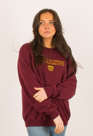 burgundy champion crewneck sweatshirt