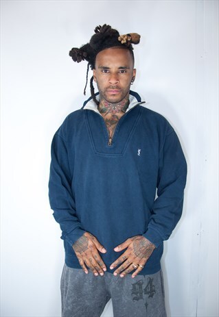 YVES SAINT LAURENT VINTAGE ZIP SWEATER