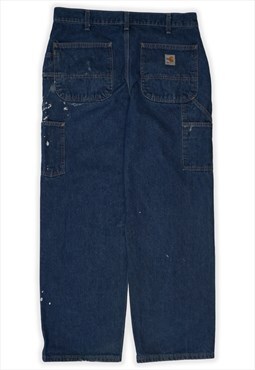 Vintage Carhartt Workwear FR Blue Jeans Womens
