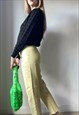 VINTAGE YELLOW TROUSERS SIZE 12