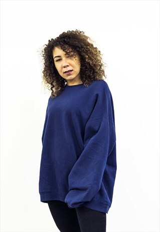 VINTAGE 1990S BLUE SWEATER
