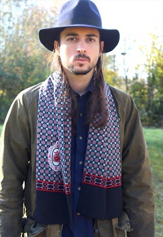 VINTAGE 70S MOD PAISLEY SCARF - SAMMY - INDIE