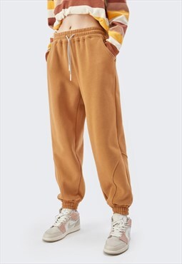 Miillow Pure color casual loose-fitting trousers