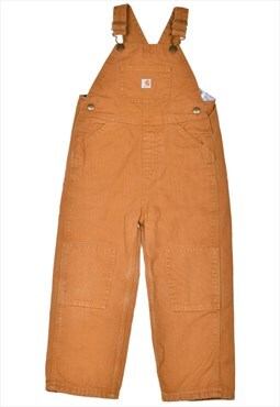 Carhartt Brown Little Workwear Dungarees - 4 YEARS
