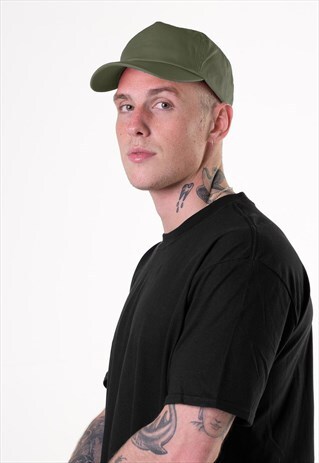 ESSENTIAL BLANK DAD BASEBALL CAP - KHAKI OLIVE GREEN
