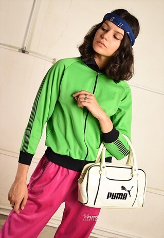 VINTAGE Y2K PUMA FESTIVAL SPORTS HANDBAG IN OFF-WHITE