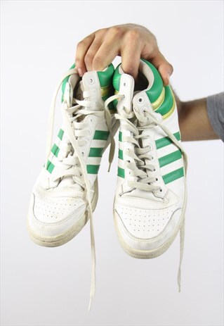 VINTAGE ADIDAS 90'S HIGH-TOP TRAINERS