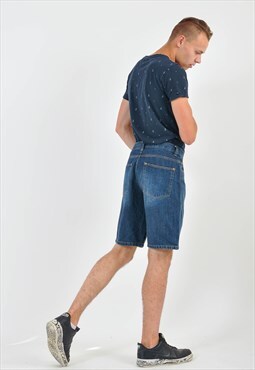 Vintage denim shorts in blue