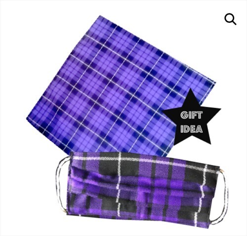 Purple Tartan Gift Set 