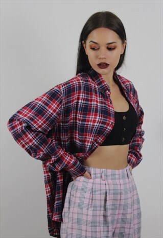 VINTAGE RED CHECK SHIRT