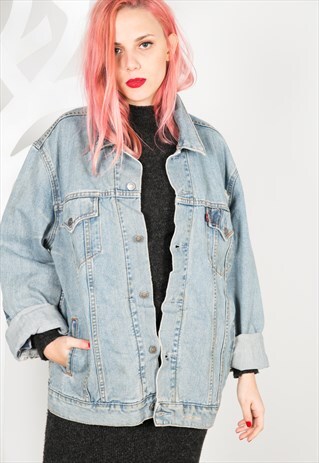 VINTAGE 80'S LEVI'S DENIM JACKET / 0266 / 5001 / 404